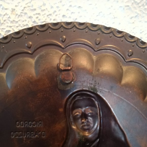 Rare Vintage :: Ricordo Del Molise Copper Decorative Plate | Made in Italy - Picture 4 of 5